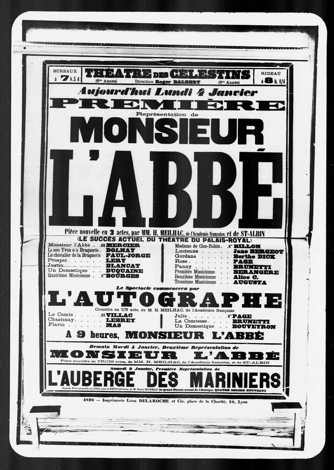 Monsieur l'Abbé_1891_1892_AFF_01