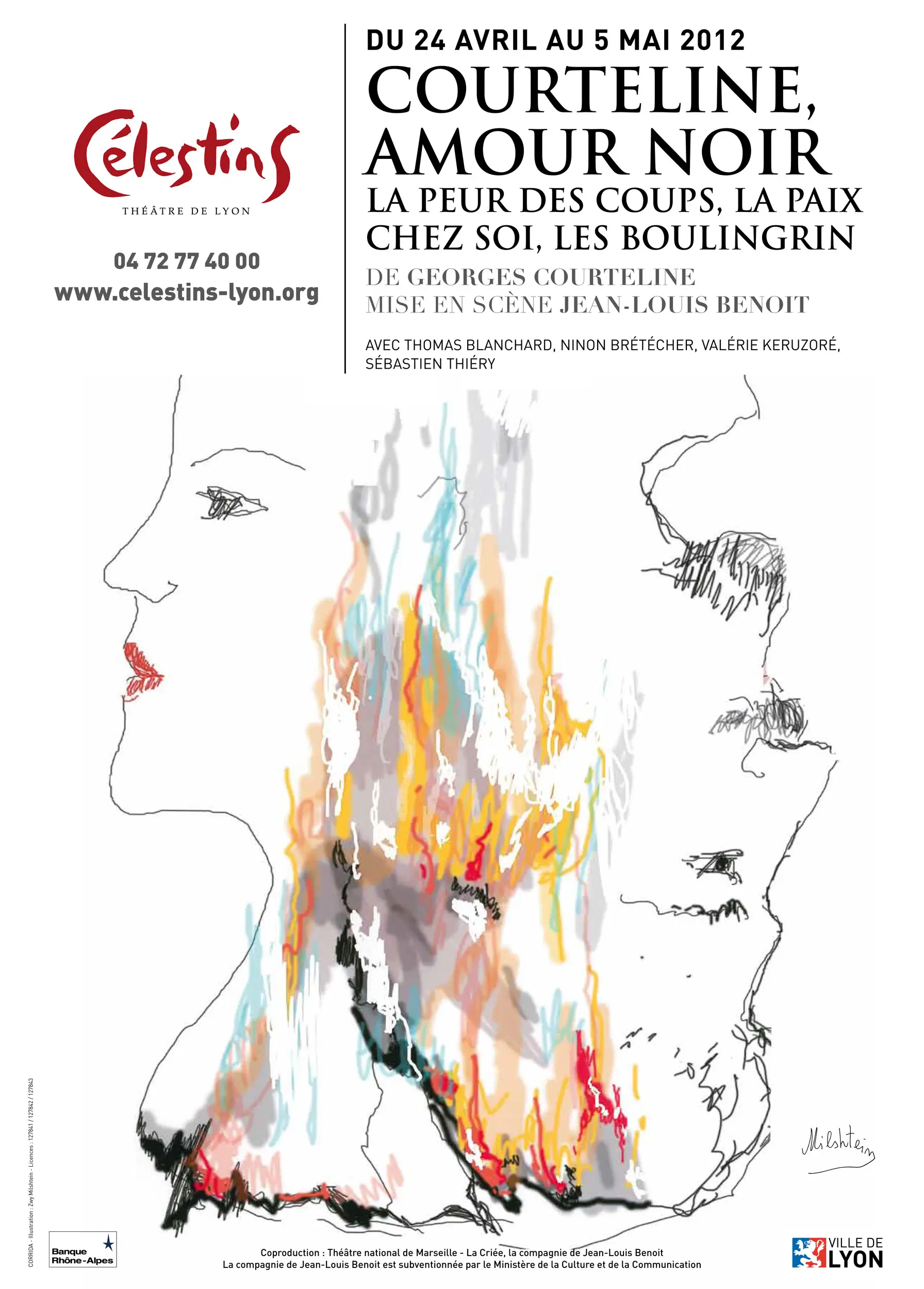 Courteline, Amour noir