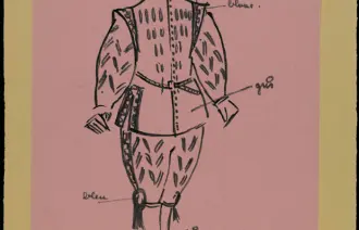 Maquette de costume