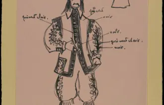 Maquette de costume