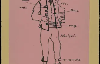Maquette de costume