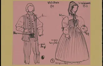 Maquette de costume
