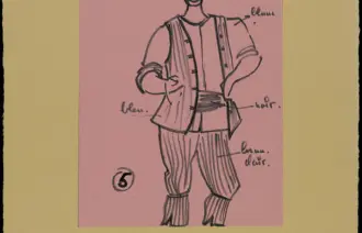 Maquette de costume