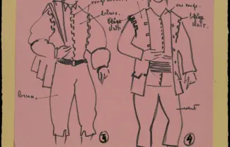 Maquette de costume