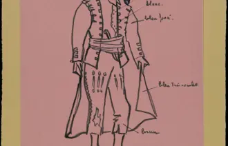 Maquette de costume