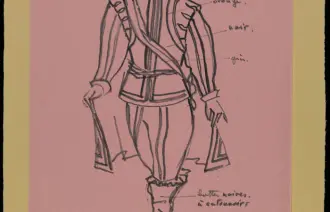 Maquette de costume