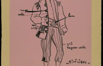 Maquette de costume