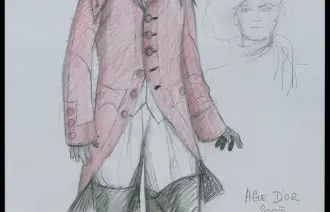 L'Âge d'Or : Maquette de costumes. Artouche