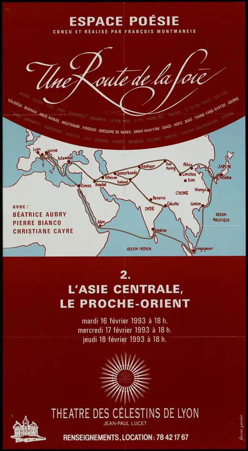 Espace Poésie : une route de la soie. L'Asie Centrale, le Proche-Orient_AFF_001
