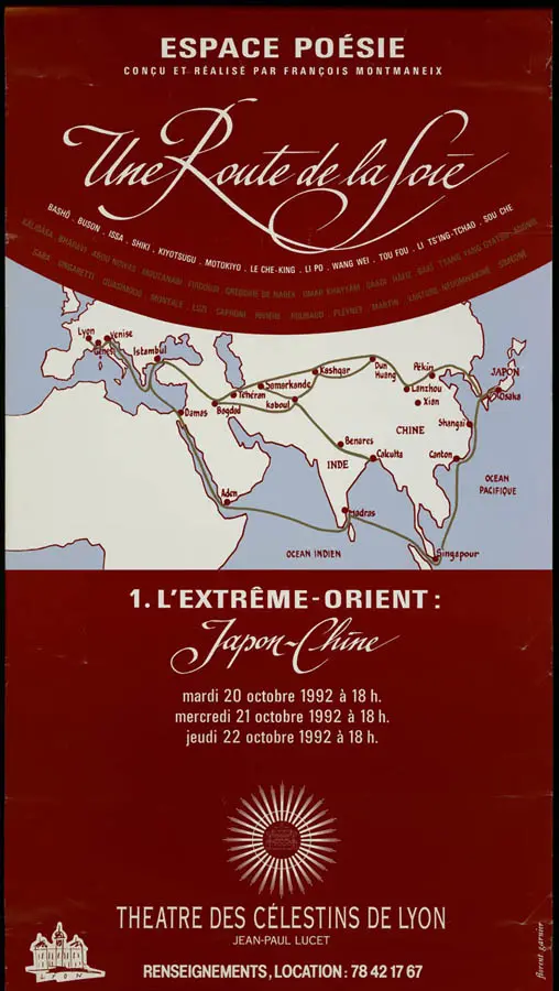 Espace Poésie. L'Extrême-Orient. Japon-Chine. Une route de la soie._AFF_001