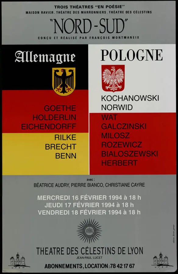 Espace Poésie. "Nord-Sud" La Pologne et l'Allemagne_AFF_001