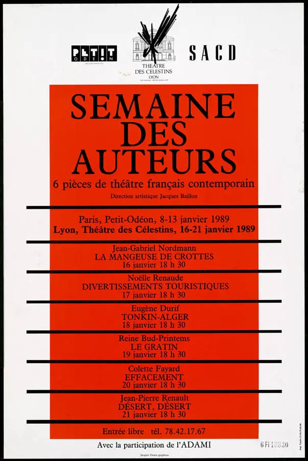 La Semaine des auteurs_AFF_001