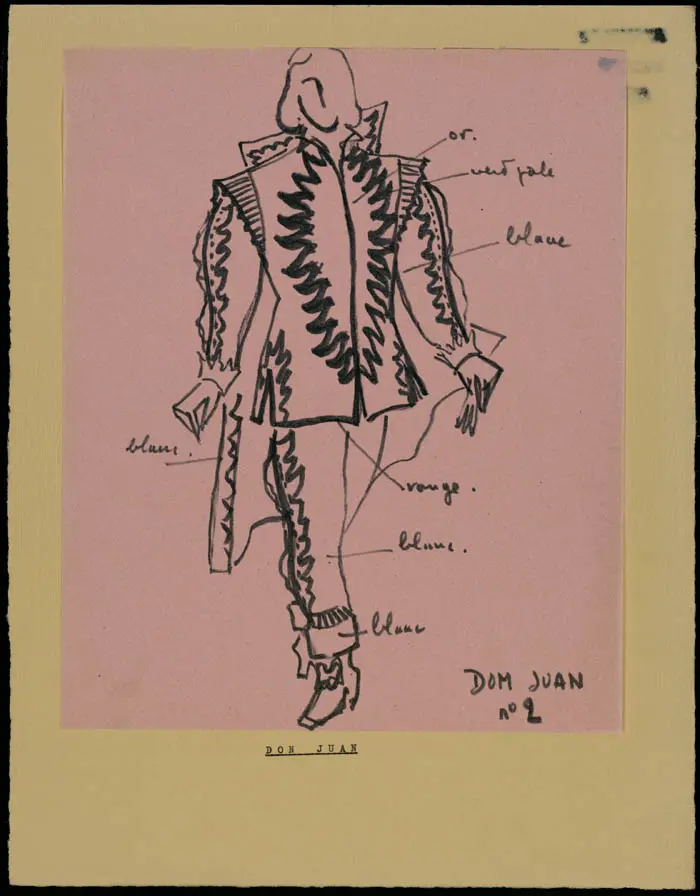 Maquette de costume